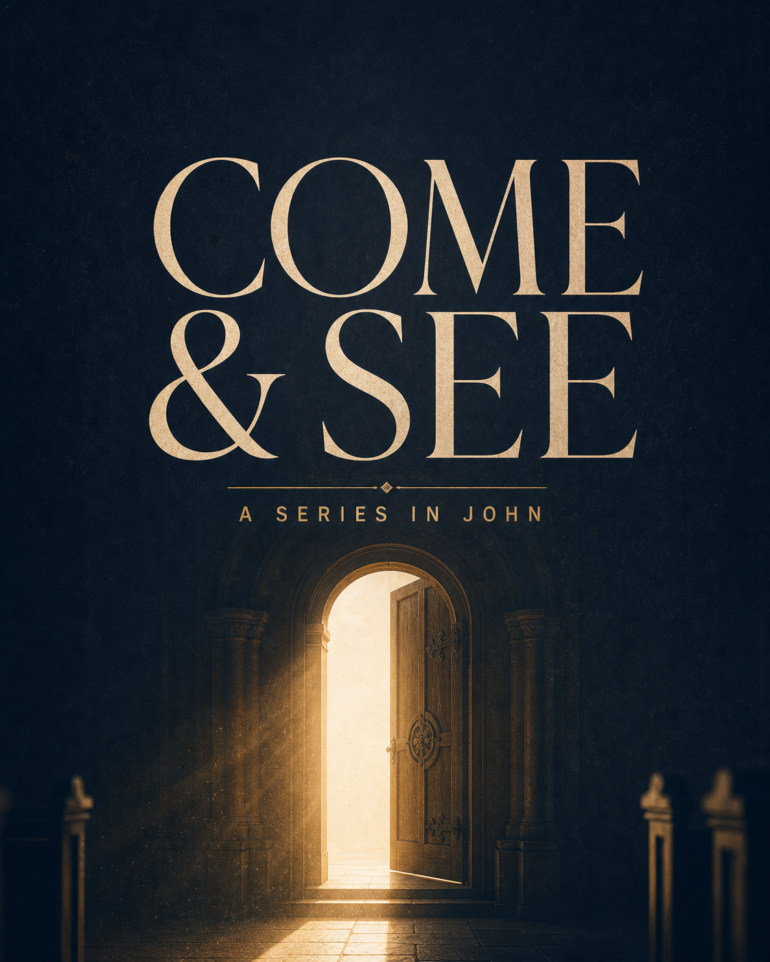 Come & See sermon series art