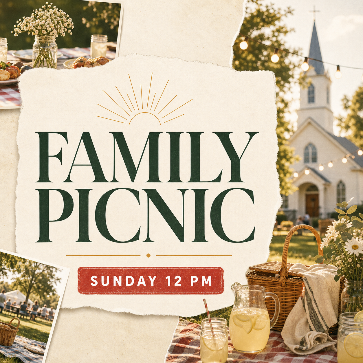Family Picnic event promo