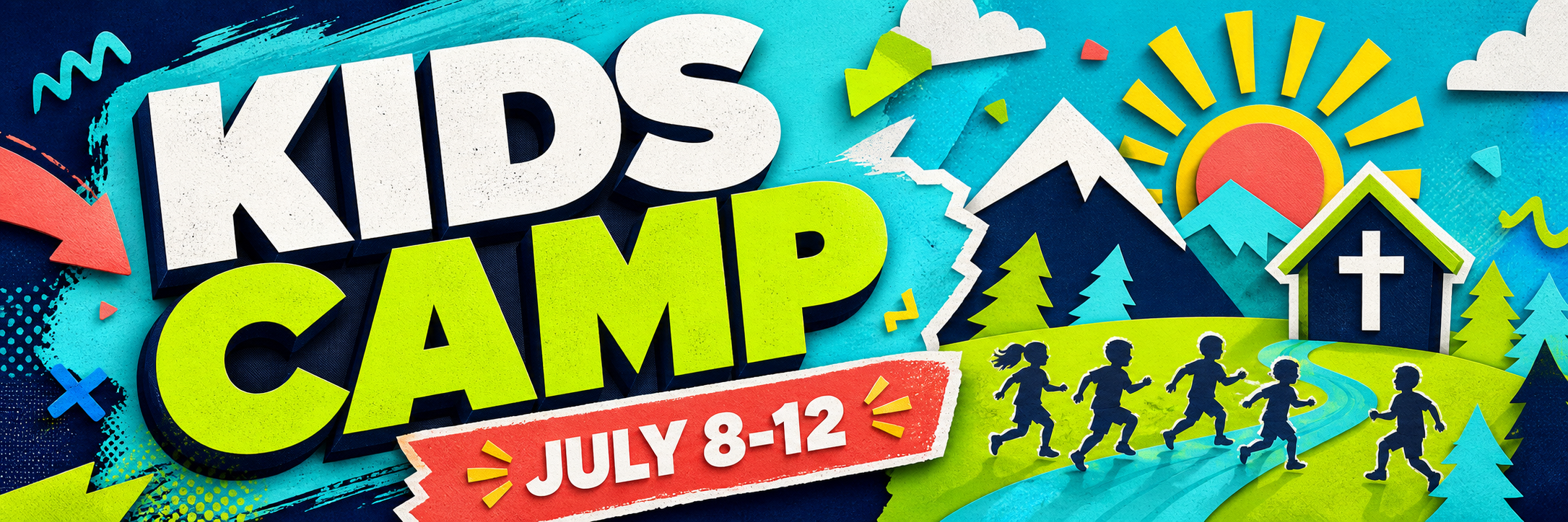 Kids Camp event art