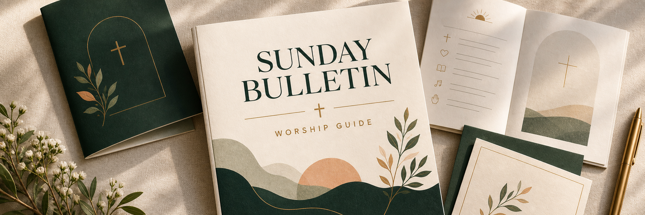 Sunday Bulletin worship guide